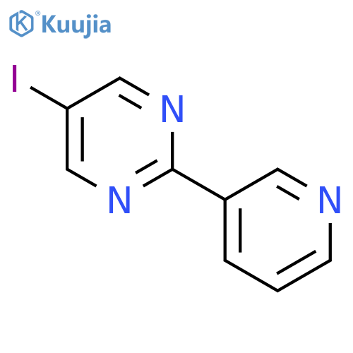 5-Iodo-2-(pyridin-3-YL)pyrimidine structure