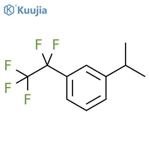 3-Isopropyl pentafluoroethylbenzene structure