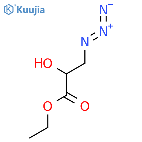 Ethyl 3-Azido-2-hydroxy-propionate structure