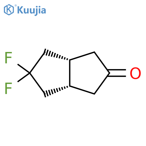 (3aR,6aS)-5,5-difluoro-octahydropentalen-2-one structure
