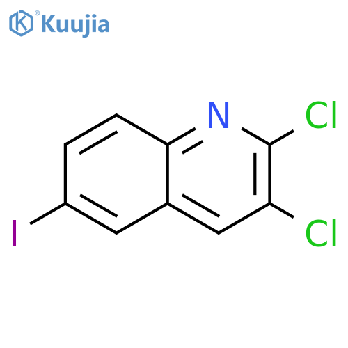 2,3-Dichloro-6-iodoquinoline structure
