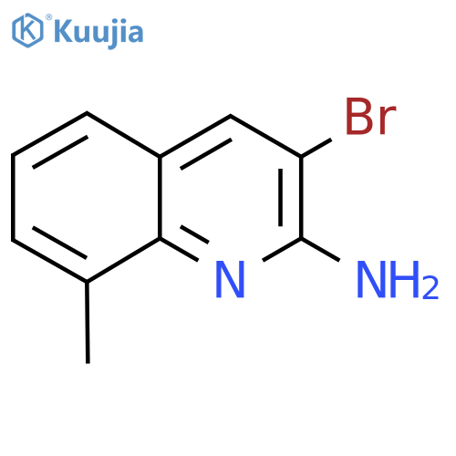 3-Bromo-8-methylquinolin-2-amine structure