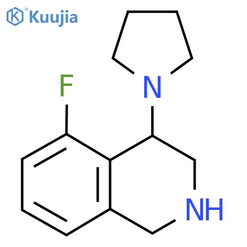 5-Fluoro-4-(pyrrolidin-1-yl)-1,2,3,4-tetrahydroisoquinoline structure