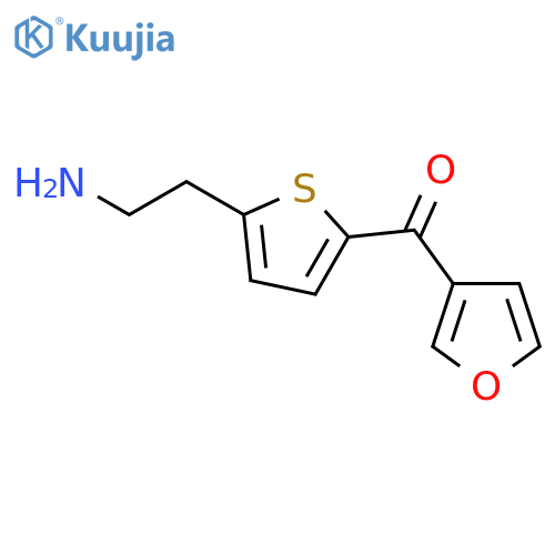 2-5-(furan-3-carbonyl)thiophen-2-ylethan-1-amine structure