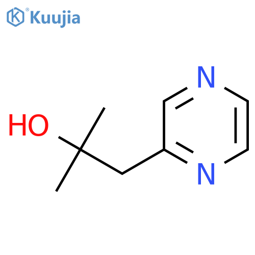 2-methyl-1-(pyrazin-2-yl)propan-2-ol structure