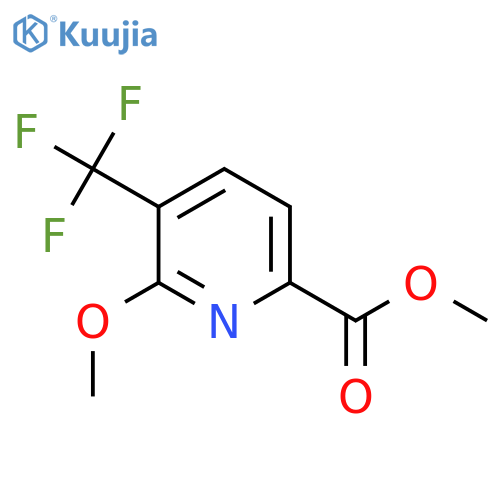 Methyl 6-methoxy-5-(trifluoromethyl)picolinate structure