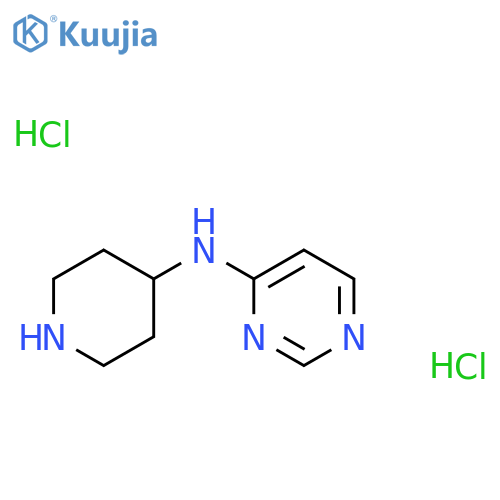 N-(Piperidin-4-yl)pyrimidin-4-amine dihydrochloride structure