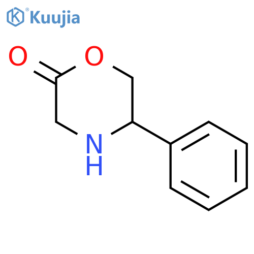 (5S)-5-phenylmorpholin-2-one structure