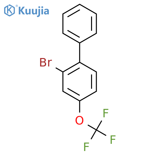 2-Bromo-4-(trifluoromethoxy)biphenyl structure