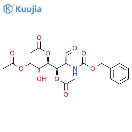 3,4,6-Triacetate-2-deoxy-2-(phenylmethoxy)carbonylamino-D-Glucose structure