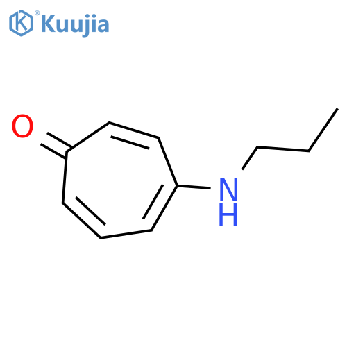 2,4,6-Cycloheptatrien-1-one, 4-(propylamino)- structure