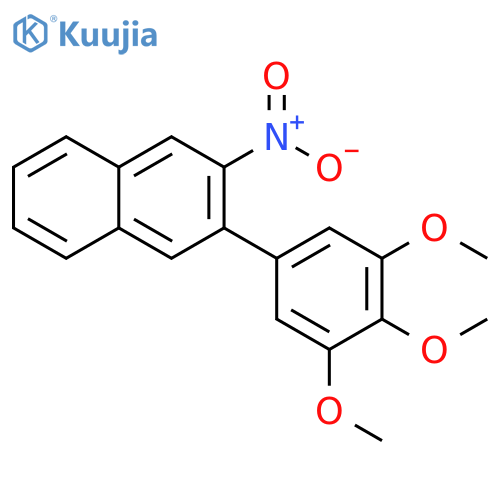 2-Nitro-3-(3,4,5-trimethoxyphenyl)naphthalene structure