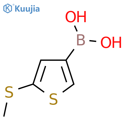 2-(Methylthio)thiophene-4-boronic acid structure