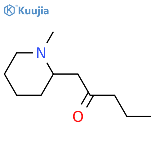 2-(2-Hydroxypentyl)piperidine; (2ξ,2'ξ)-form, Ketone, N-Me structure