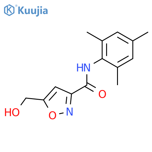 3-Isoxazolecarboxamide,5-(hydroxymethyl)-N-(2,4,6-trimethylphenyl)- structure