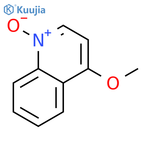 Quinoline, 4-methoxy-, 1-oxide structure