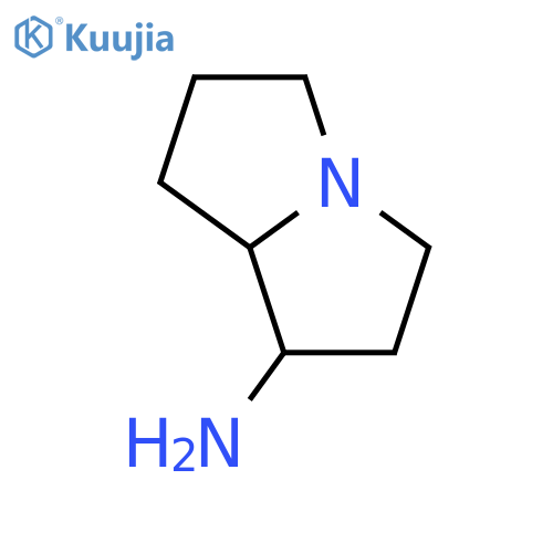 1H-Pyrrolizin-1-amine,hexahydro-, (1R,7aS)-rel- structure