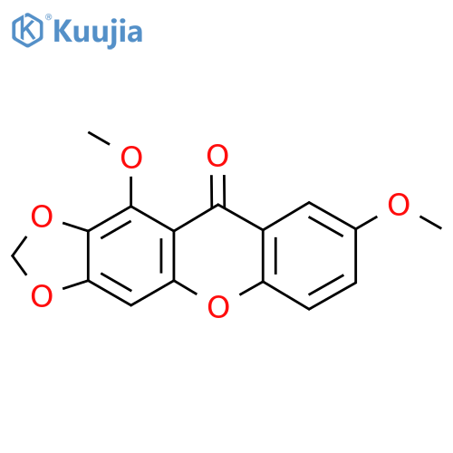 8,11-Dimethoxy-[1,3]dioxolo[4,5-b]xanthen-10-one structure