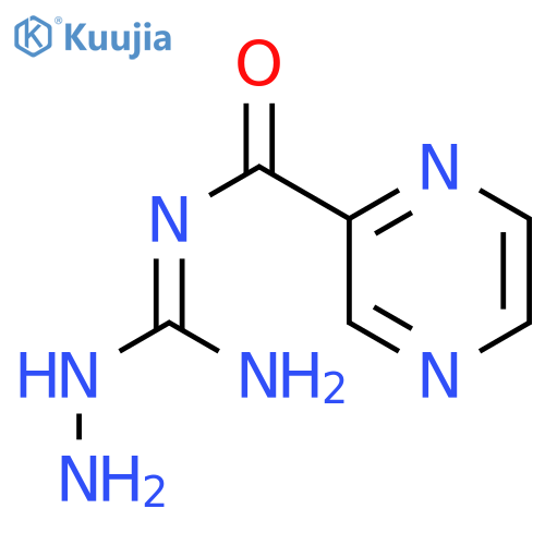 3-amino-2-pyrazinoylguanidine structure