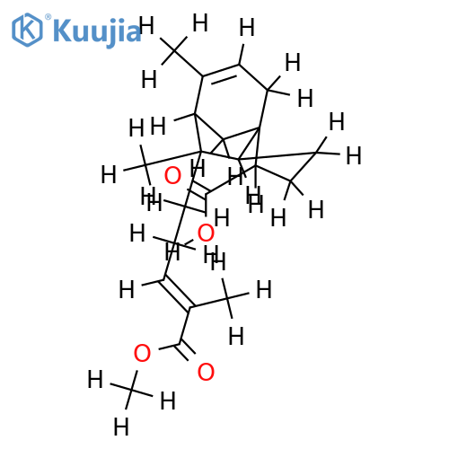 19-Me ester-12-Isoprenyl-3-cedrene-14,19-dioic acid structure