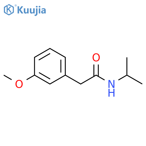N-Isopropyl-2-(3-methoxyphenyl)acetamide structure