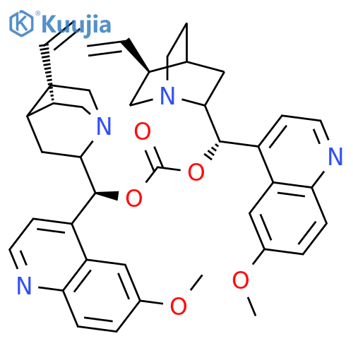 Cinchonan-9-ol,6'-methoxy-, 9,9'-carbonate, (8a,9R)- structure