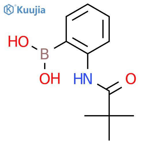 (2-pivalamidophenyl)boronic acid structure