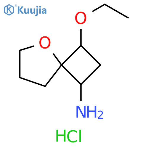3-ethoxy-5-oxaspiro3.4octan-1-amine hydrochloride structure