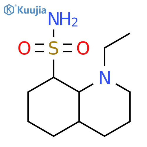 1-ethyl-decahydroquinoline-8-sulfonamide structure