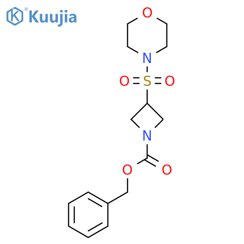 Benzyl 3-(morpholine-4-sulfonyl)azetidine-1-carboxylate structure