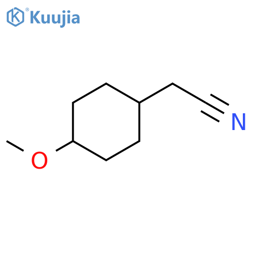 2-(4-methoxycyclohexyl)acetonitrile structure