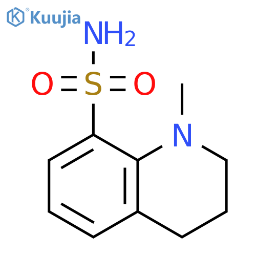 1-methyl-1,2,3,4-tetrahydroquinoline-8-sulfonamide structure