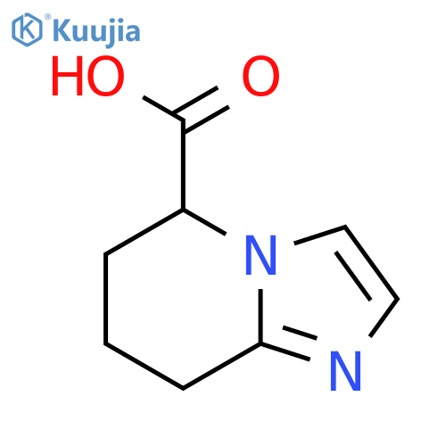 5H,6H,7H,8H-imidazo[1,2-a]pyridine-5-carboxylic acid structure