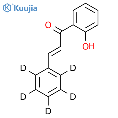 (2E)-1-(2-Hydroxyphenyl)-3-(phenyl-d5)-2-propen-1-one structure