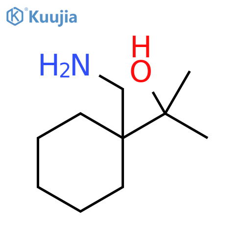Cyclohexanemethanol, 1-(aminomethyl)-α,α-dimethyl- structure