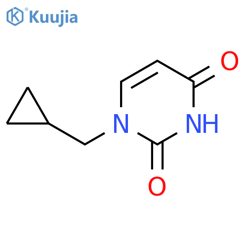 1-(cyclopropylmethyl)pyrimidine-2,4(1H,3H)-dione structure