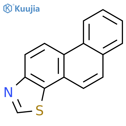 Phenanthro[2,1-d]thiazole(8CI,9CI) structure