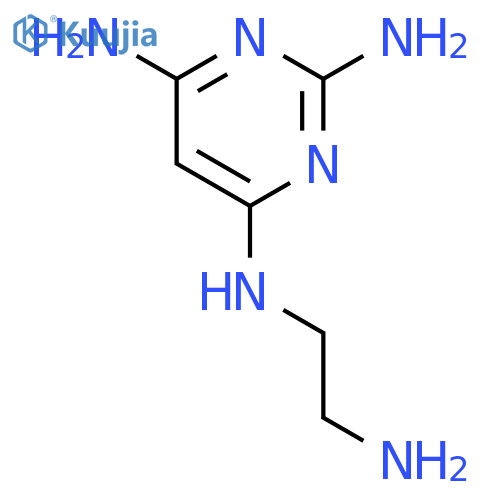 N4-(2-aminoethyl)pyrimidine-2,4,6-triamine structure