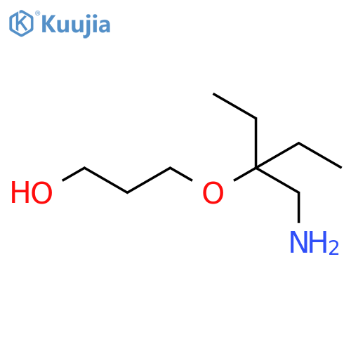 3-{3-(aminomethyl)pentan-3-yloxy}propan-1-ol structure