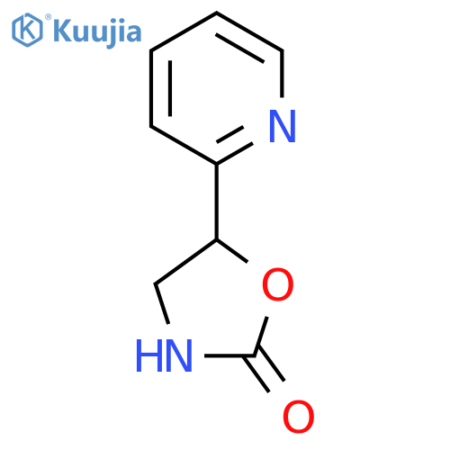 5-(pyridin-2-yl)-1,3-oxazolidin-2-one structure