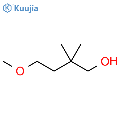4-METHOXY-2,2-DIMETHYLBUTAN-1-OL structure