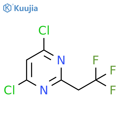 4,6-dichloro-2-(2,2,2-trifluoroethyl)pyrimidine structure