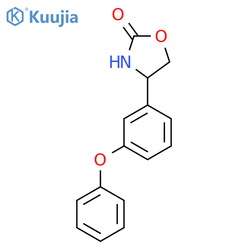 4-(3-phenoxyphenyl)-1,3-oxazolidin-2-one structure