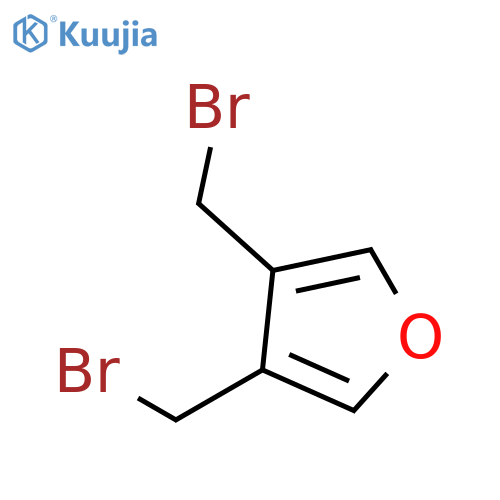 3,4-bis(bromomethyl)furan structure