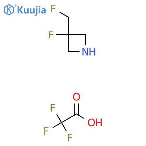 3-Fluoro-3-(fluoromethyl)azetidine 2,2,2-trifluoroacetate structure