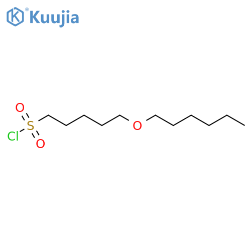 5-(hexyloxy)pentane-1-sulfonyl chloride structure