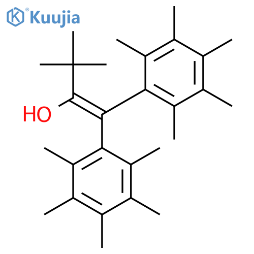 1-Buten-2-ol, 3,3-dimethyl-1,1-bis(pentamethylphenyl)- structure