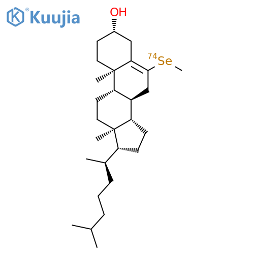 Cholest-5-en-3-ol,6-(methylseleno-75Se)-, (3b)- (9CI) structure
