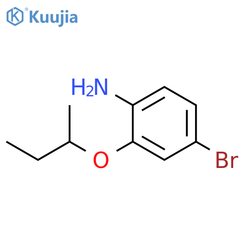 4-bromo-2-(butan-2-yloxy)aniline structure