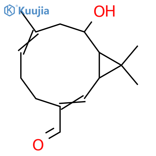 8-Hydroxy-1(10),4-bicyclogermacradien-15-al; (1(10)E,4E,6β,7β,8α)-form structure